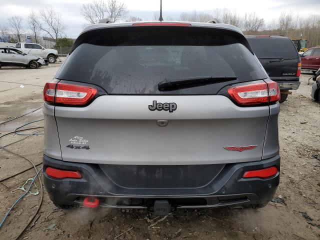 1C4PJMBX5JD599968 - 2018 JEEP CHEROKEE TRAILHAWK ვერცხლისფერი ფოტო 6