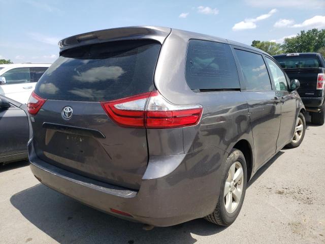 5TDZK3DC3FS581877 - 2015 TOYOTA SIENNA GRAY photo 4