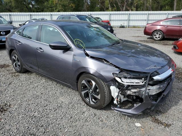 19XZE4F57NE014060 - 2022 HONDA INSIGHT EX GRAY photo 4