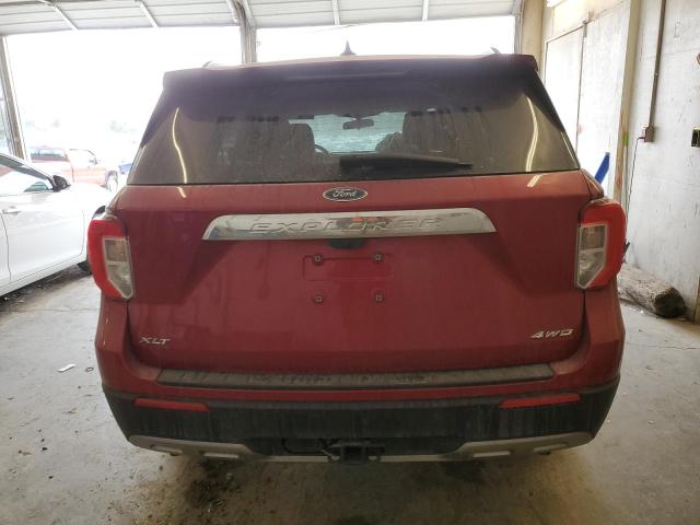 1FMSK8DH8MGB00678 - 2021 FORD EXPLORER XLT MAROON photo 6