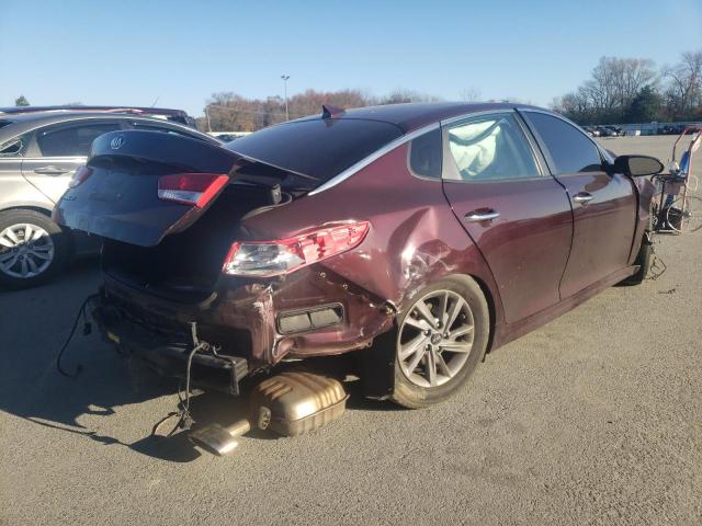 5XXGT4L39LG383457 - 2020 KIA OPTIMA LX BURGUNDY photo 4