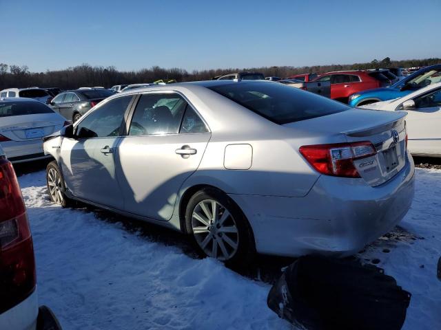 4T1BD1FK0CU014789 - 2012 TOYOTA CAMRY HYBRID SILVER photo 2