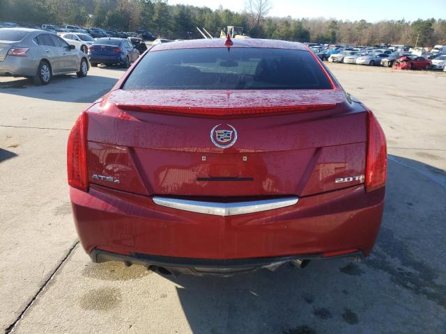 1G6AH5RX2E0144444 - 2014 CADILLAC ATS LUXURY RED photo 6