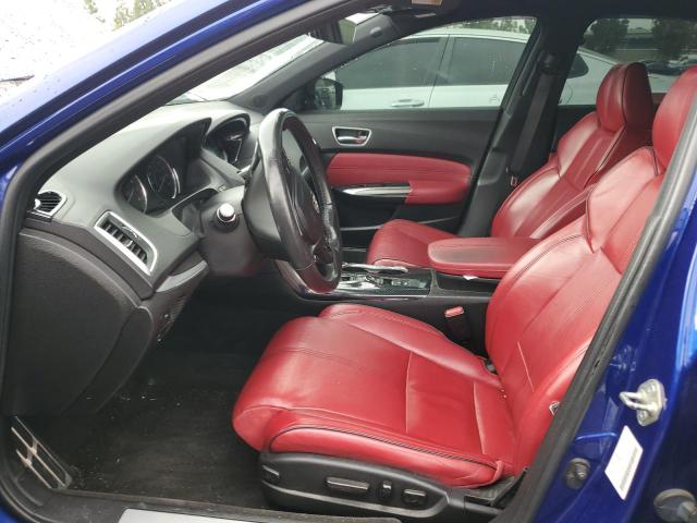19UUB2F68JA003857 - 2018 ACURA TLX TECH+A BLUE photo 7