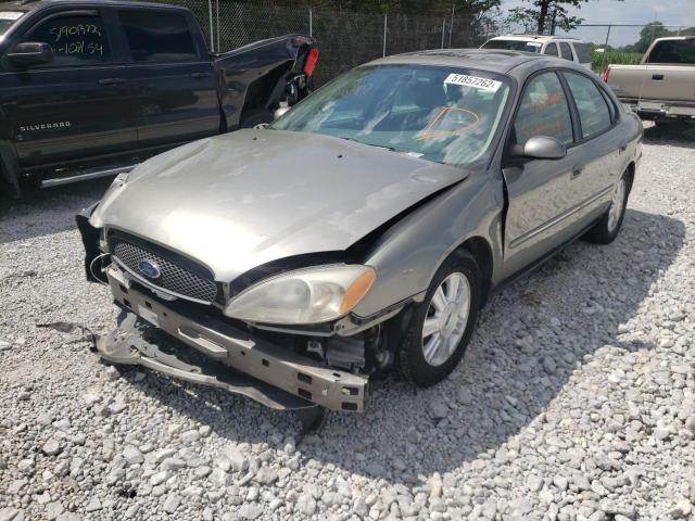 1FAHP56S64G101082 - 2004 FORD TAURUS SEL GRAY photo 2