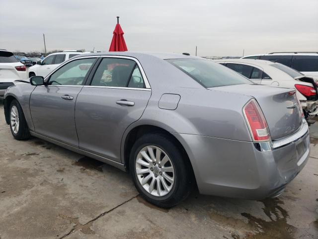 2C3CCAAG1DH703585 - 2013 CHRYSLER 300 SILVER photo 2