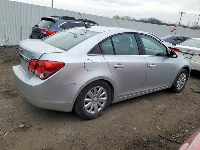 1G1PF5S95B7210621 - 2011 CHEVROLET CRUZE LT SILVER photo 3