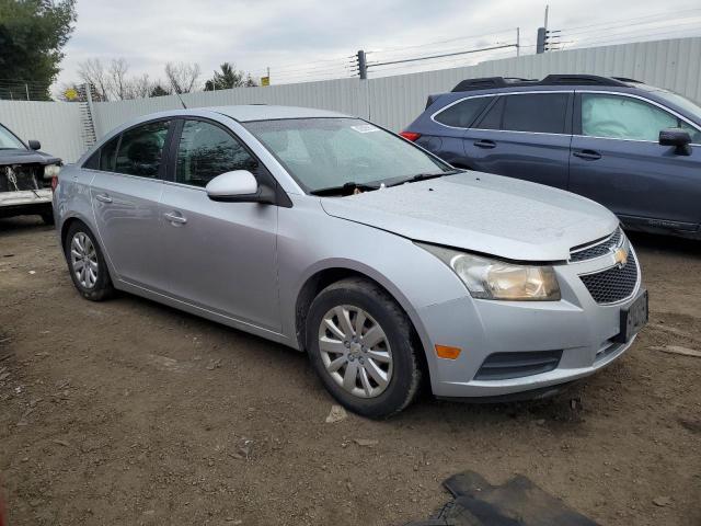 1G1PF5S95B7210621 - 2011 CHEVROLET CRUZE LT SILVER photo 4