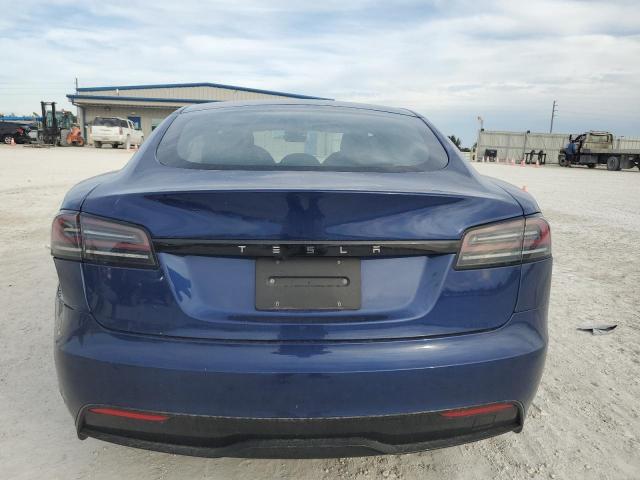 5YJSA1E5XPF521707 - 2023 TESLA MODEL S BLUE photo 6