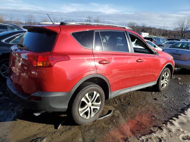 JTMBFREV8FD166669 - 2015 TOYOTA RAV4 LE RED photo 3