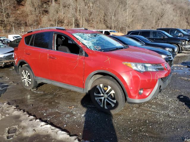 JTMBFREV8FD166669 - 2015 TOYOTA RAV4 LE RED photo 4