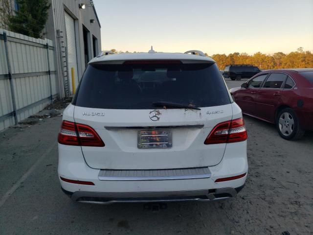 4JGDA5HB3FA466859 - 2015 MERCEDES-BENZ ML 350 4MATIC WHITE photo 6