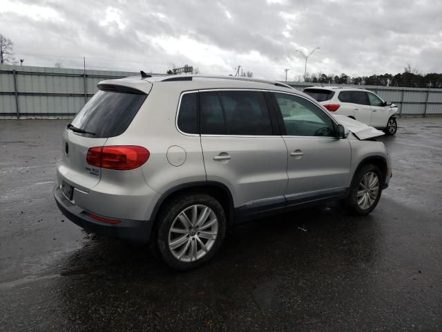 WVGBV7AX6DW515775 - 2013 VOLKSWAGEN TIGUAN S SILVER photo 3