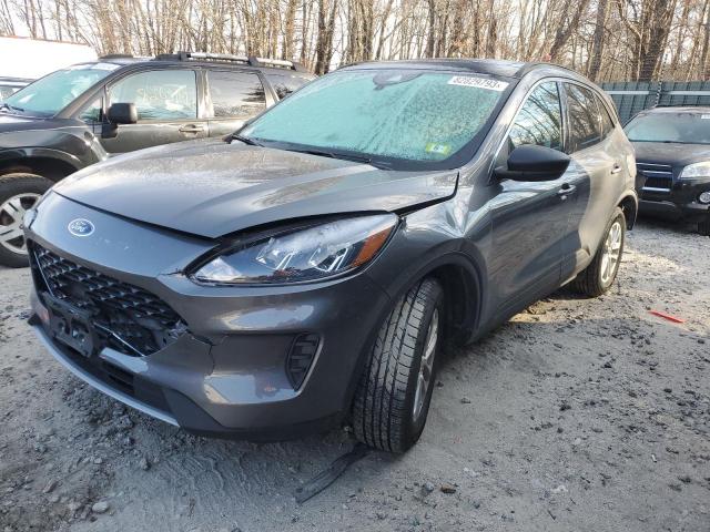 1FMCU9G68NUA11680 - 2022 FORD ESCAPE SE GRAY photo 1