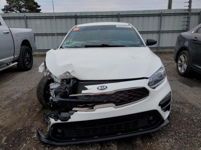 3KPF34AD7ME373799 - 2021 KIA FORTE GT LINE WHITE photo 5