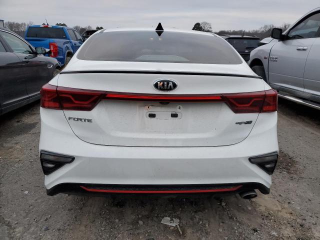 3KPF34AD7ME373799 - 2021 KIA FORTE GT LINE WHITE photo 6