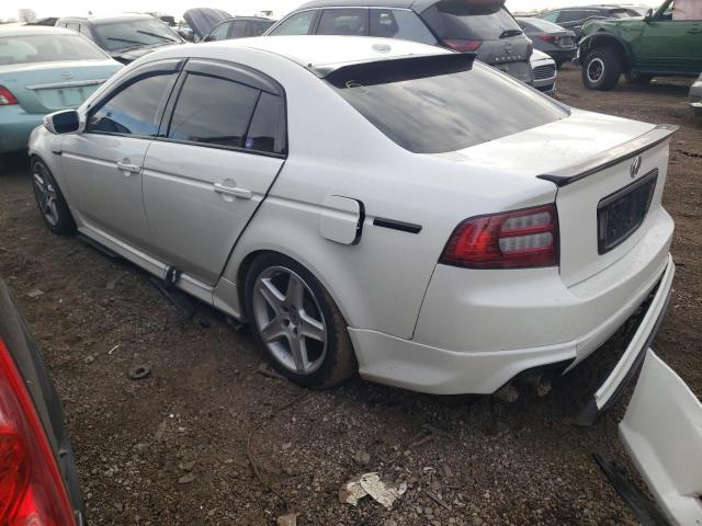 19UUA66277A040172 - 2007 ACURA TL WHITE photo 2