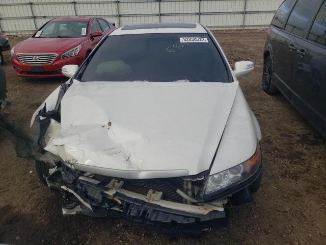 19UUA66277A040172 - 2007 ACURA TL WHITE photo 5