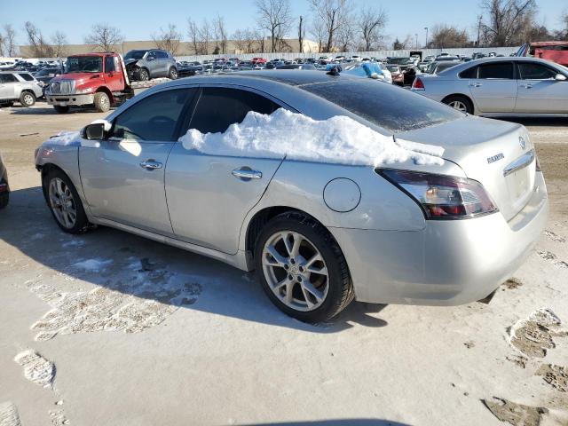 1N4AA5AP3EC493906 - 2014 NISSAN MAXIMA S SILVER photo 2