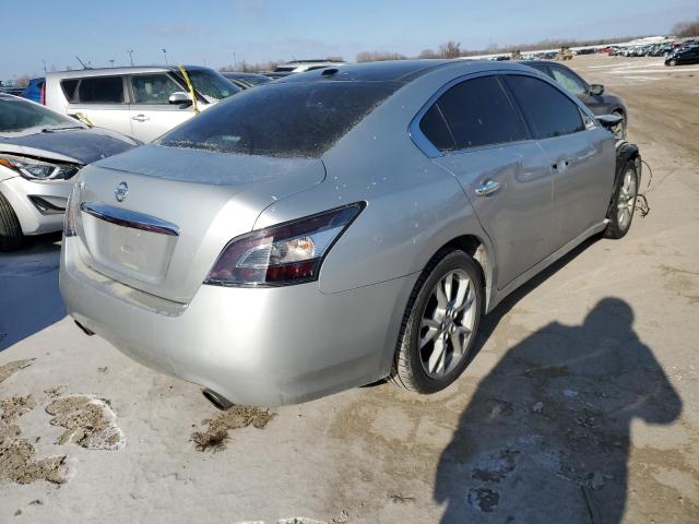 1N4AA5AP3EC493906 - 2014 NISSAN MAXIMA S SILVER photo 3