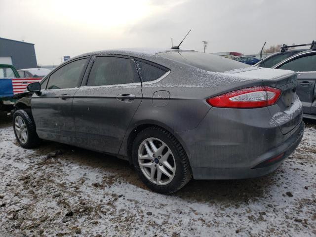 3FA6P0H72ER393620 - 2014 FORD FUSION SE GRAY photo 2