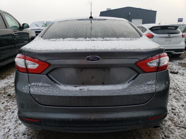 3FA6P0H72ER393620 - 2014 FORD FUSION SE GRAY photo 6