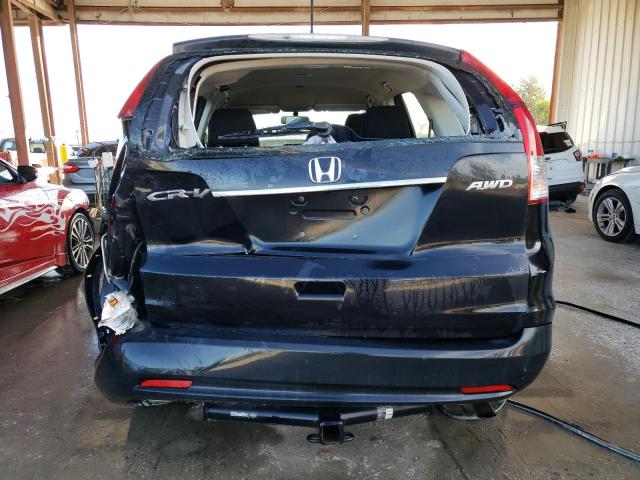 2HKRM4H38CH603495 - 2012 HONDA CR-V LX BLACK photo 6