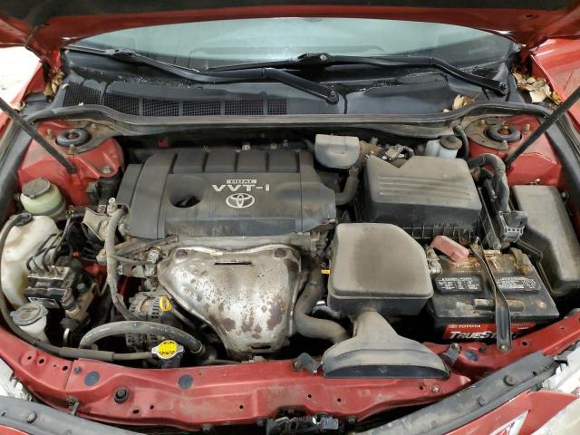 4T4BF3EK6AR037794 - 2010 TOYOTA CAMRY BASE RED photo 11