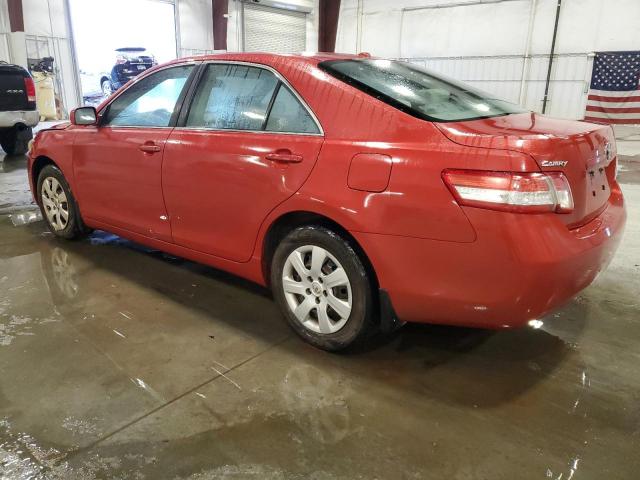 4T4BF3EK6AR037794 - 2010 TOYOTA CAMRY BASE RED photo 2