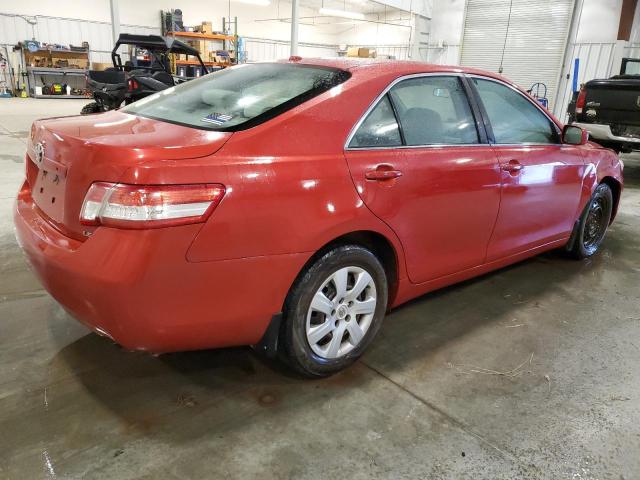 4T4BF3EK6AR037794 - 2010 TOYOTA CAMRY BASE RED photo 3