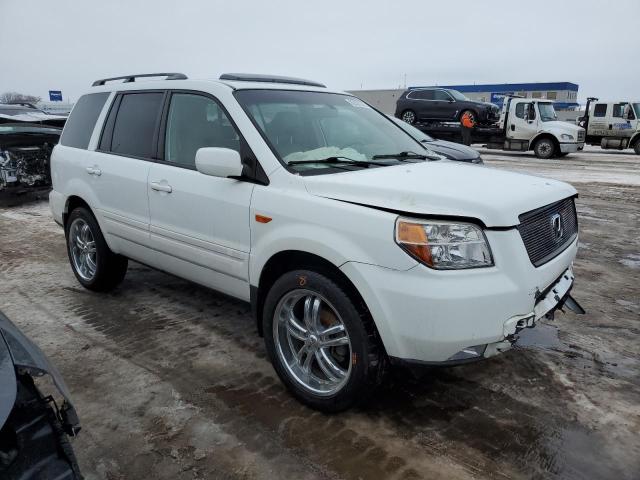 5FNYF18538B056695 - 2008 HONDA PILOT EXL WHITE photo 4