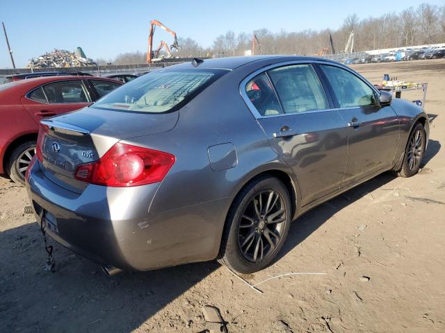 JNKBV61F08M270199 - 2008 INFINITI G35 SILVER photo 3