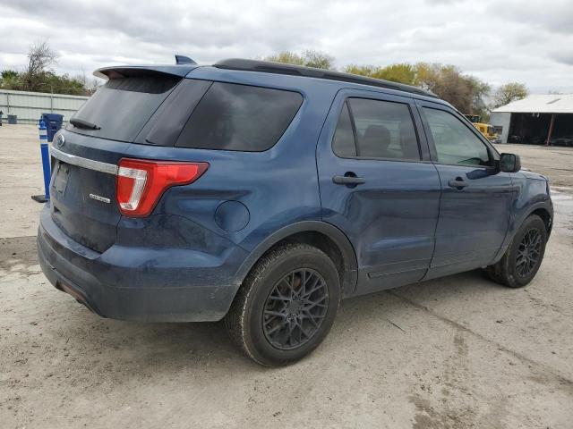 1FM5K7B82GGC21768 - 2016 FORD EXPLORER BLUE photo 3