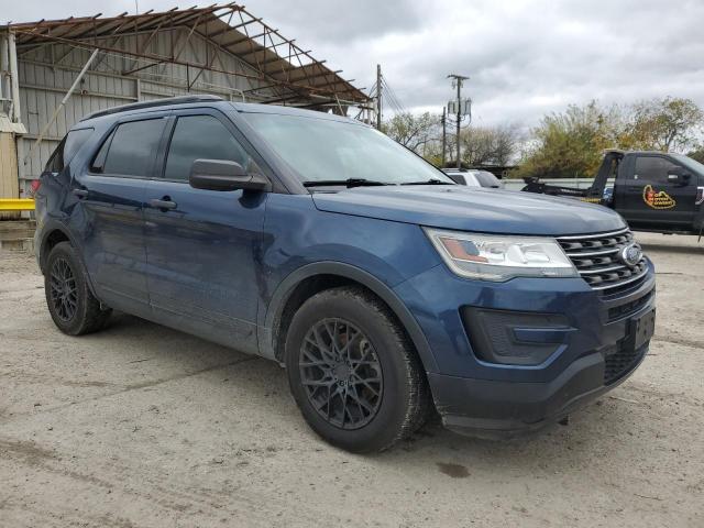 1FM5K7B82GGC21768 - 2016 FORD EXPLORER BLUE photo 4