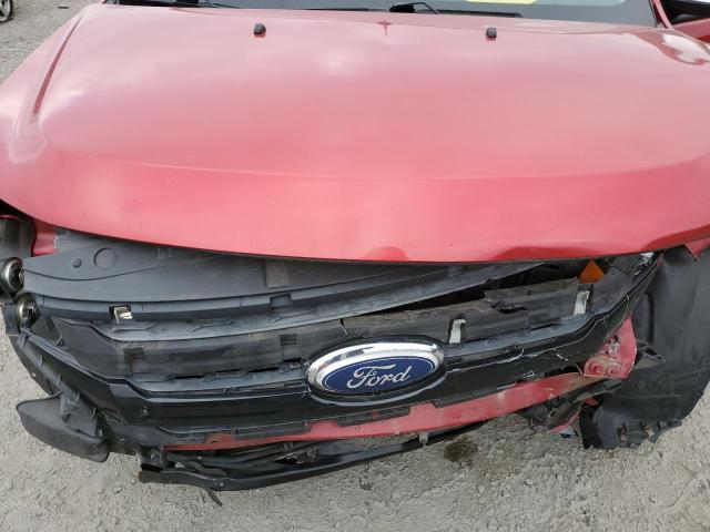 2FMDK4AK1BBA41141 - 2011 FORD EDGE SPORT RED photo 11