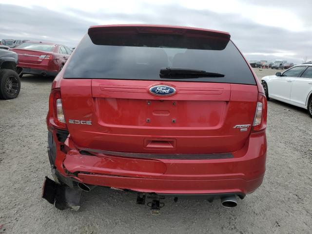 2FMDK4AK1BBA41141 - 2011 FORD EDGE SPORT RED photo 6