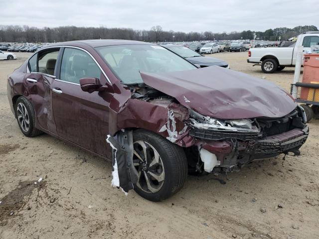 1HGCR2F85GA062706 - 2016 HONDA ACCORD EXL BURGUNDY photo 4