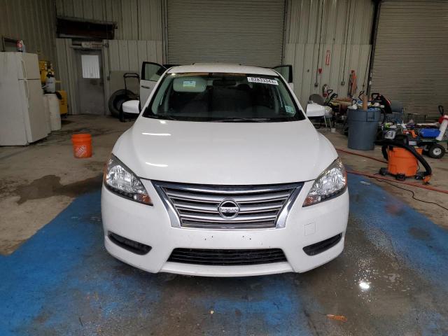 3N1AB7AP5FL677434 - 2015 NISSAN SENTRA S WHITE photo 5