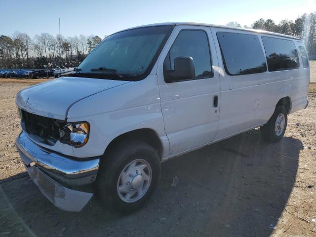 1FBSS31L53HB47213 - 2003 FORD ECONOLINE E350 SUPER DUTY WAGON WHITE photo 1