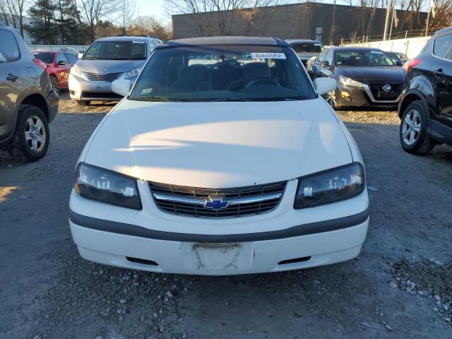 2G1WF52E529240192 - 2002 CHEVROLET IMPALA WHITE photo 5