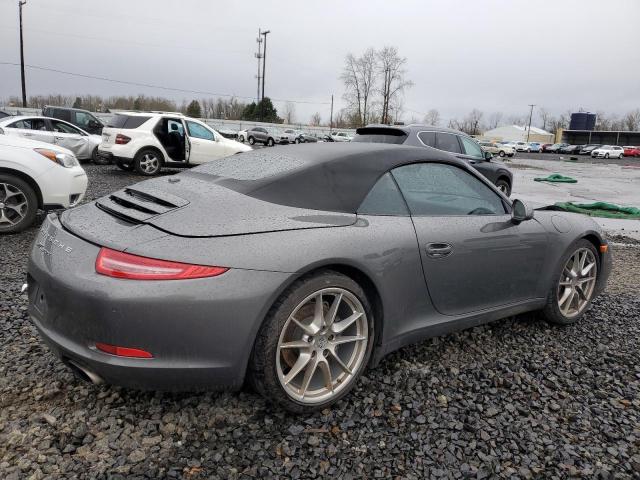 WP0CA2A98ES140697 - 2014 PORSCHE 911 CARRERA GRAY photo 3