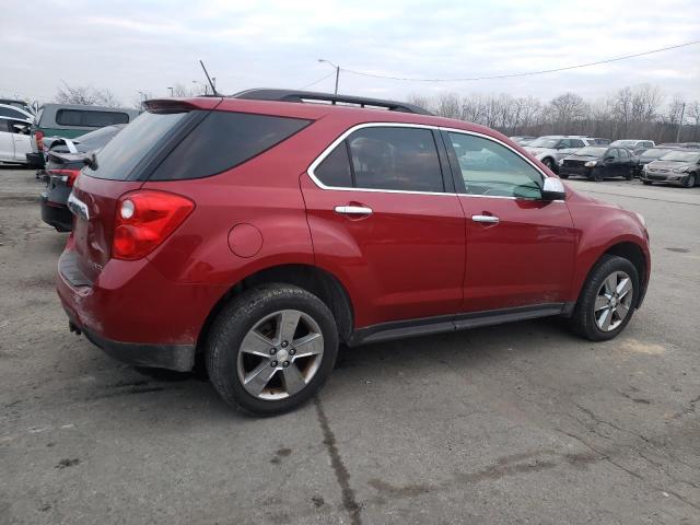 1GNALBEK1EZ127481 - 2014 CHEVROLET EQUINOX LT RED photo 3