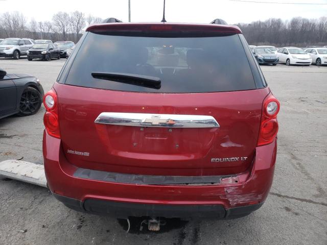 1GNALBEK1EZ127481 - 2014 CHEVROLET EQUINOX LT RED photo 6