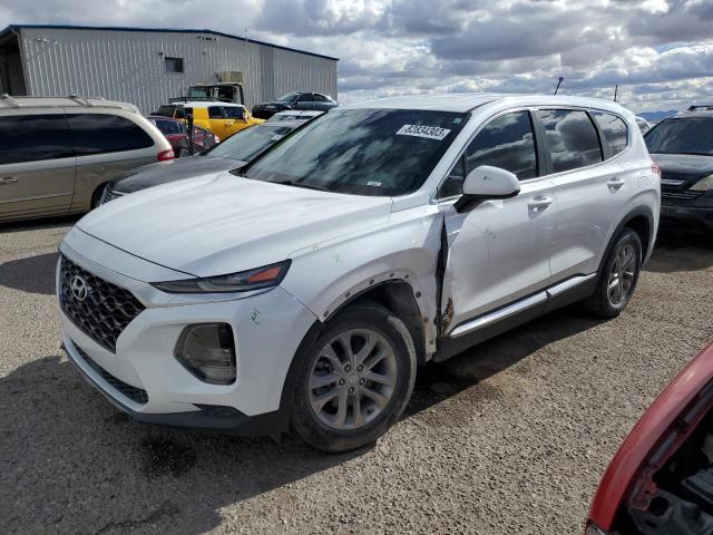 5NMS23ADXKH086006 - 2019 HYUNDAI SANTA FE SE SILVER photo 1