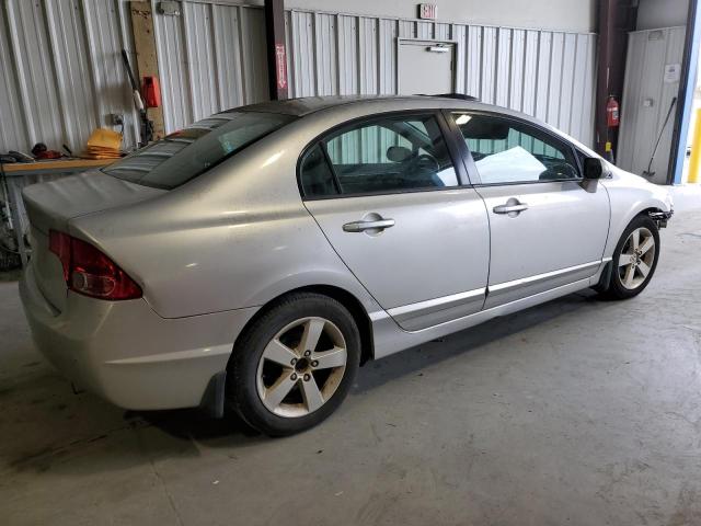 2HGFA16978H505643 - 2008 HONDA CIVIC EXL ვერცხლისფერი ფოტო 3