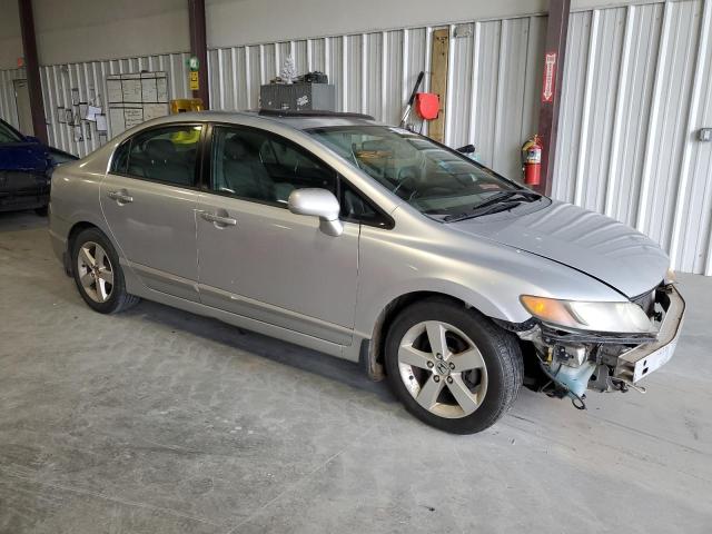 2HGFA16978H505643 - 2008 HONDA CIVIC EXL SILVER photo 4