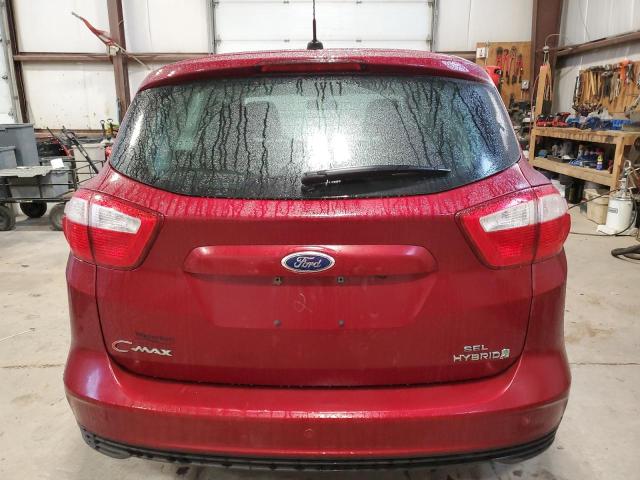 1FADP5BU4DL526247 - 2013 FORD C-MAX SEL RED photo 6