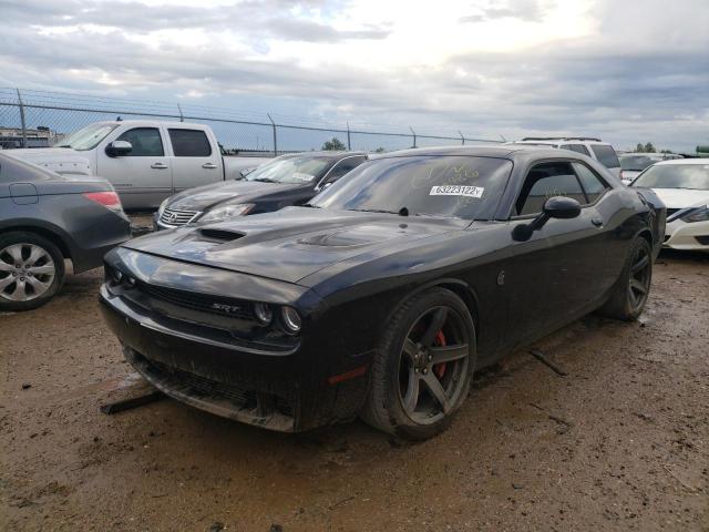 2C3CDZC98JH298265 - 2018 DODGE CHALLENGER SRT HELLCAT BLACK photo 2