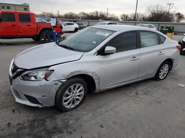 3N1AB7APXKL627090 - 2019 NISSAN SENTRA S SILVER photo 1