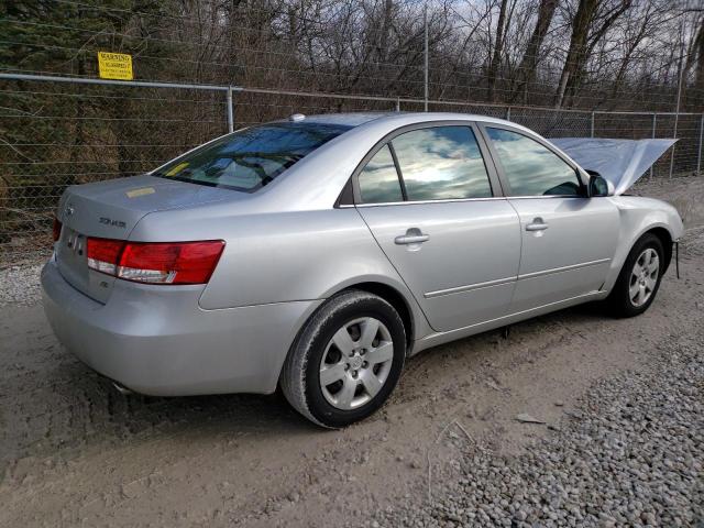 5NPET46F58H325855 - 2008 HYUNDAI SONATA GLS SILVER photo 3